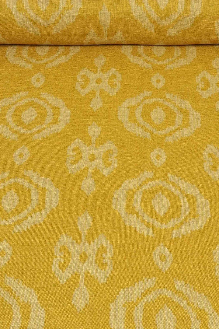 Bali Ikat Mustard Fabric