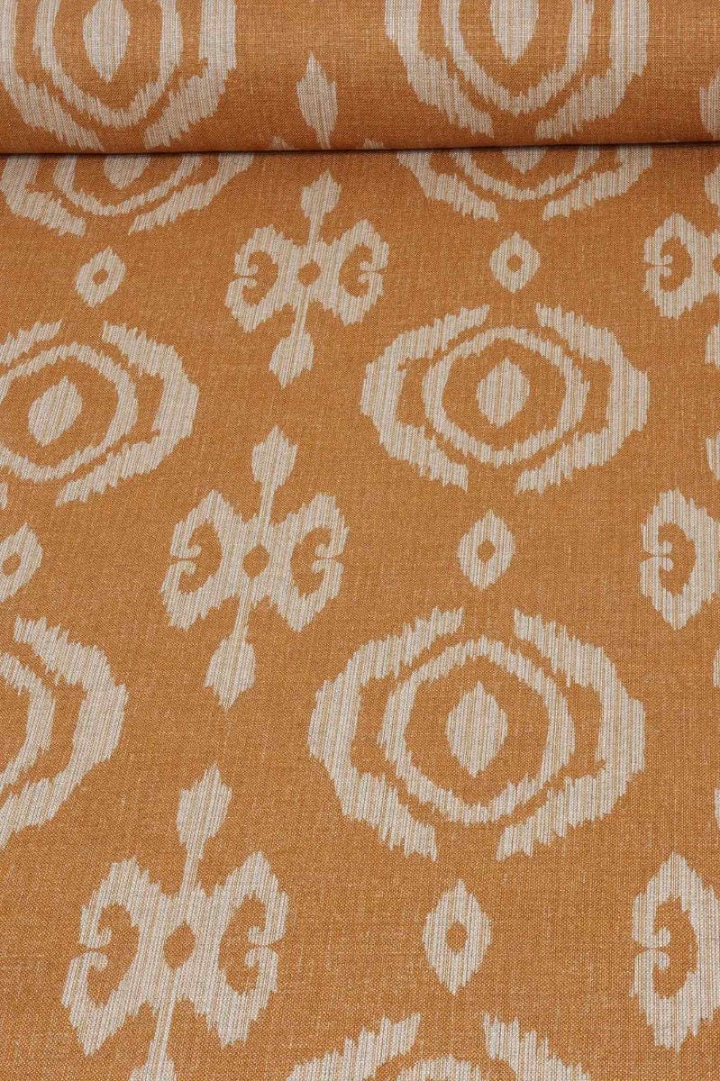 Bali Ikat Orange Fabric