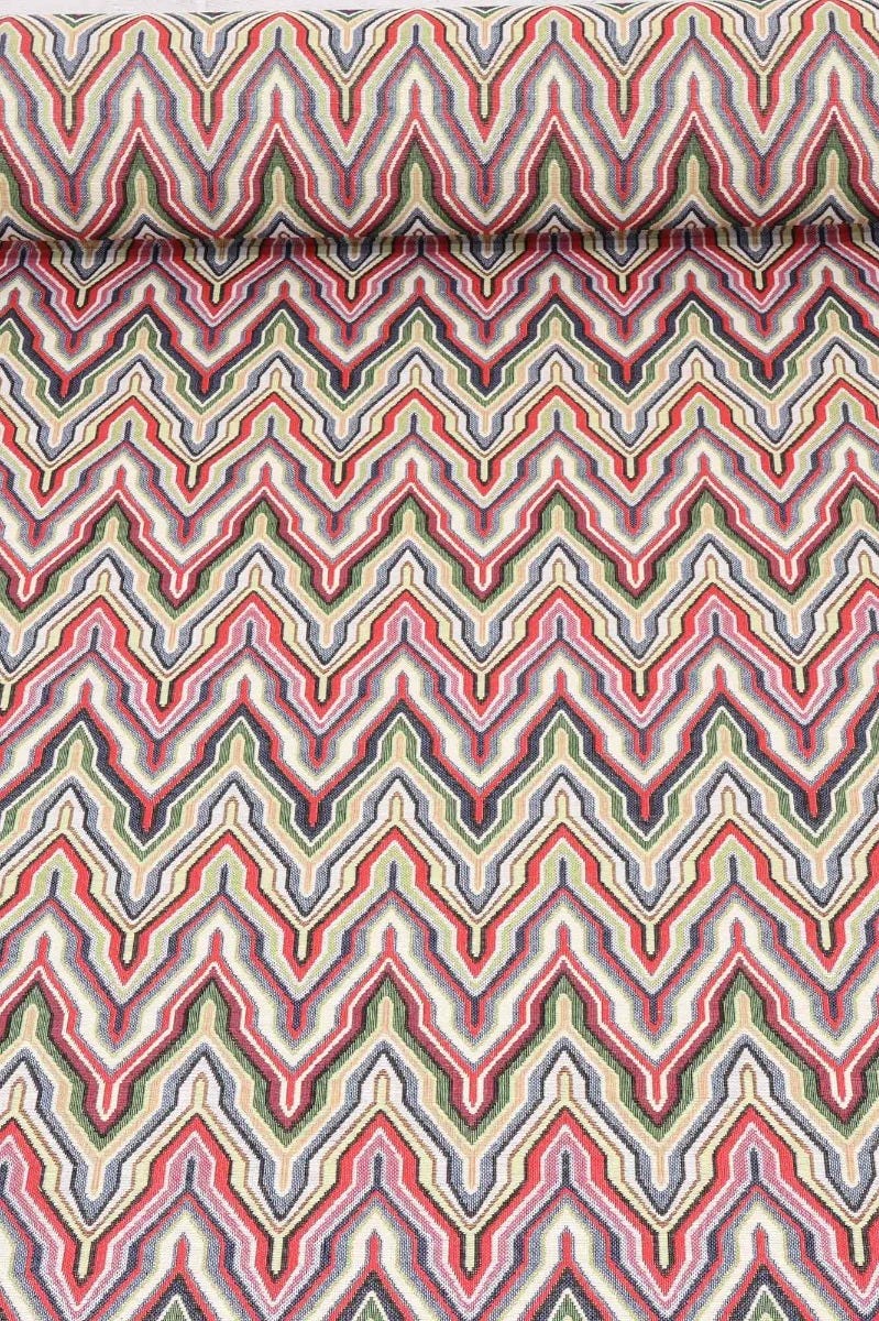 Clearance Wishbone Multi Jacquard Fabric