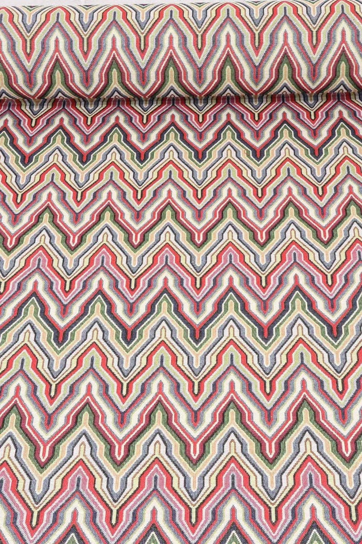 Clearance Wishbone Multi Jacquard Fabric