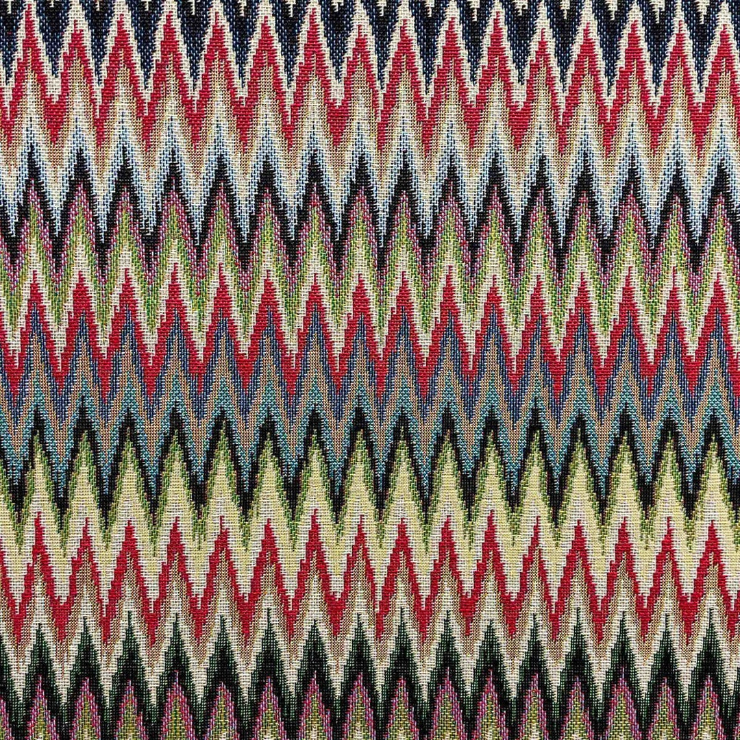 Zigzag Poca Jacquard Multi Fabric