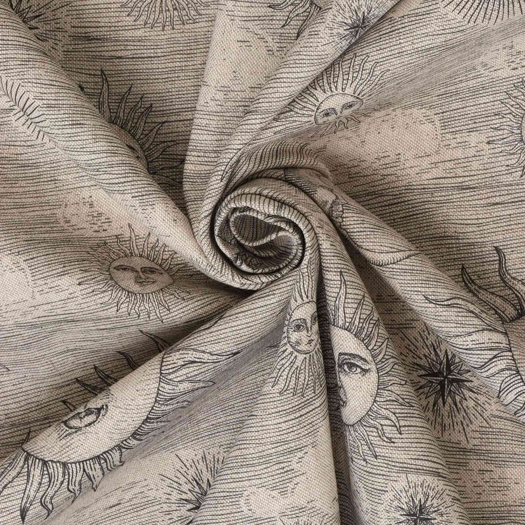 Sun & Moon Linen Double Width Fabric