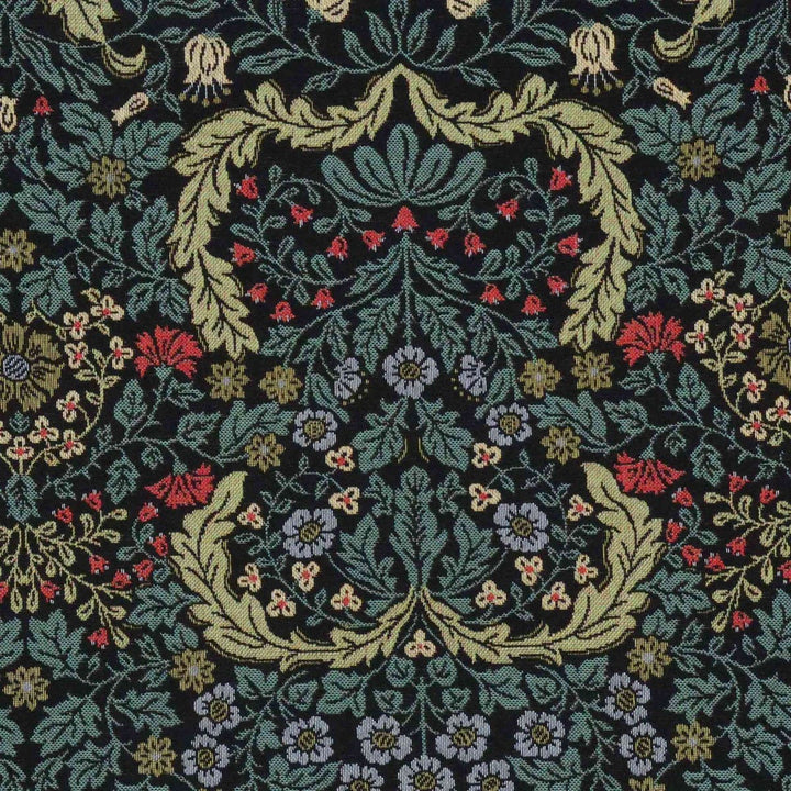 Blenheim Tapestry Black Fabric