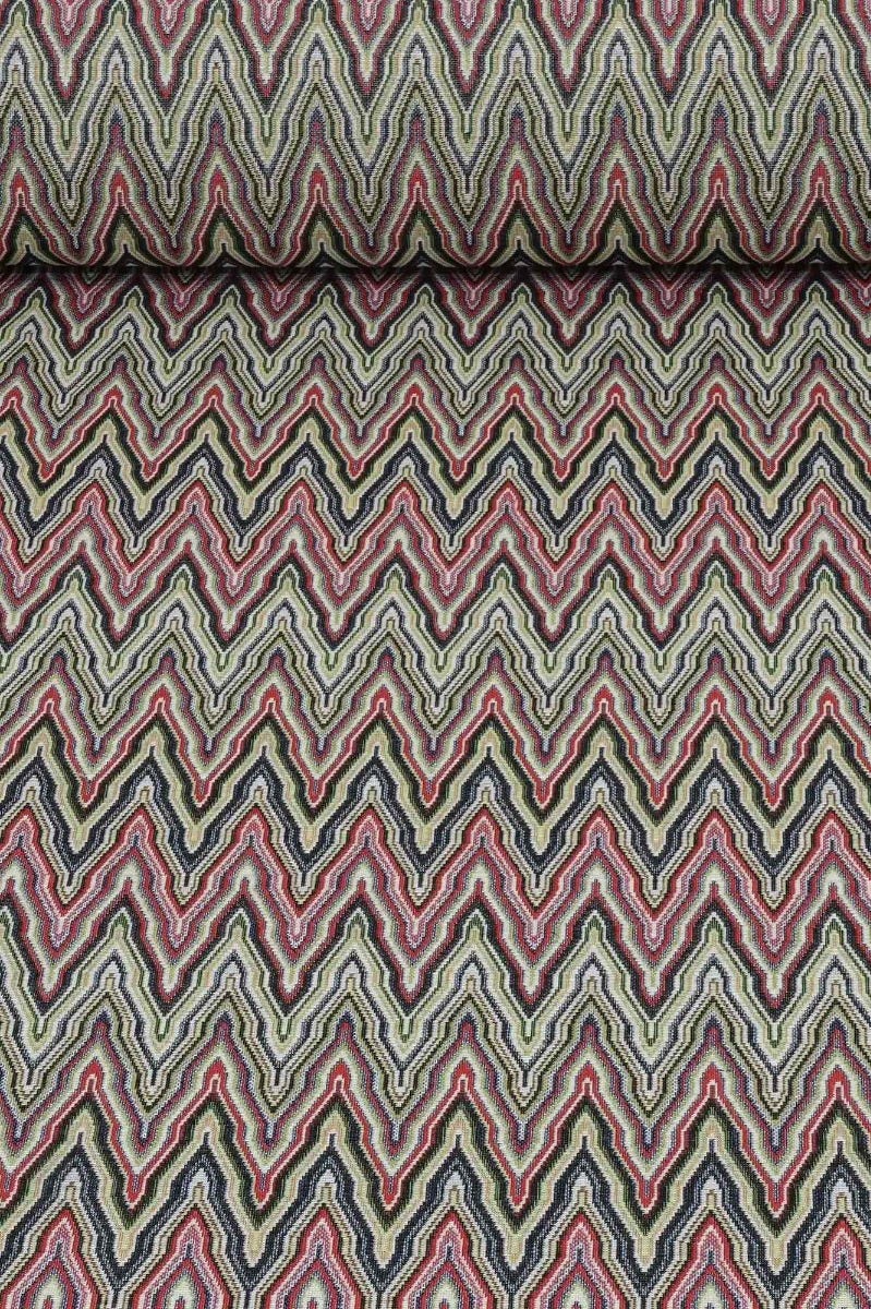 Wishbone Small Multi Jacquard Fabric