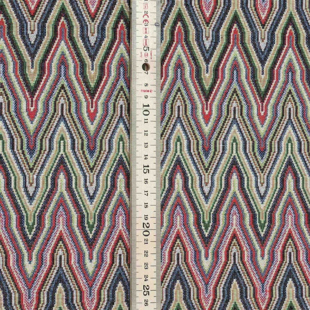 Clearance Wishbone Small Multi Jacquard Fabric