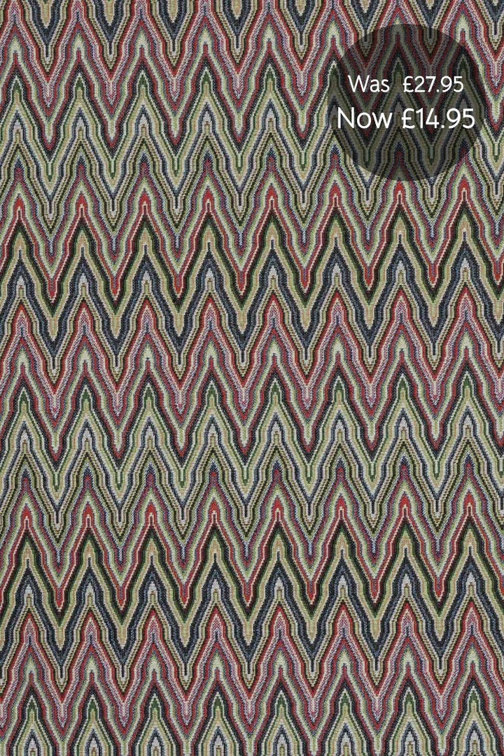 Wishbone Small Multi Jacquard Fabric