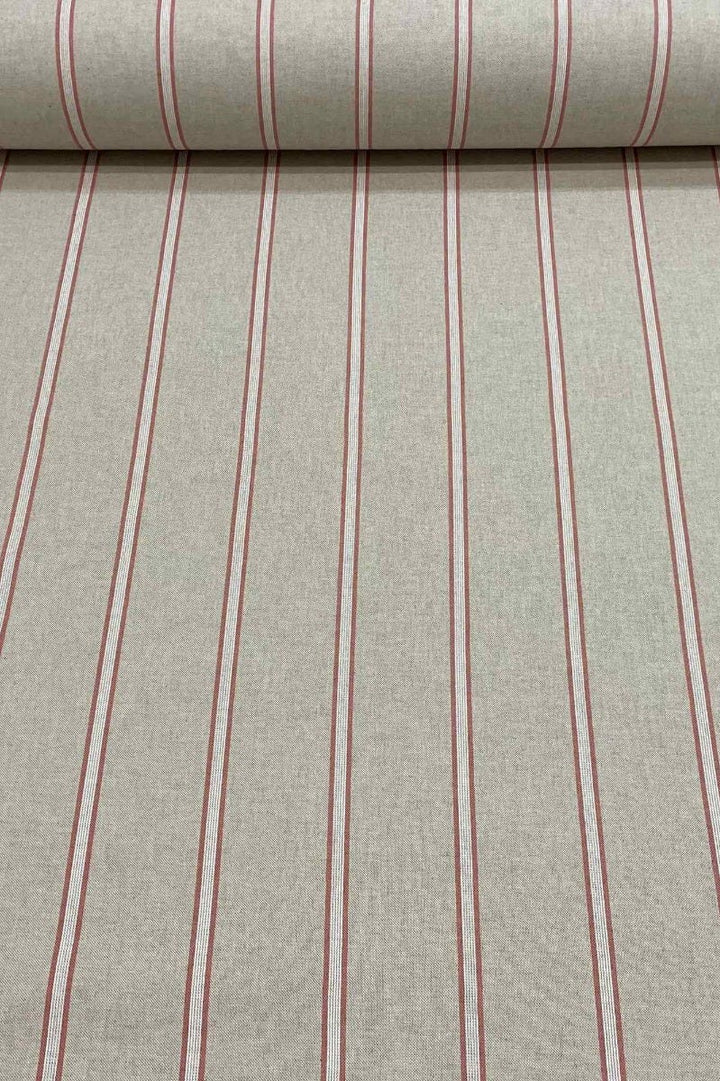 Columbia Stripe Red Fabric