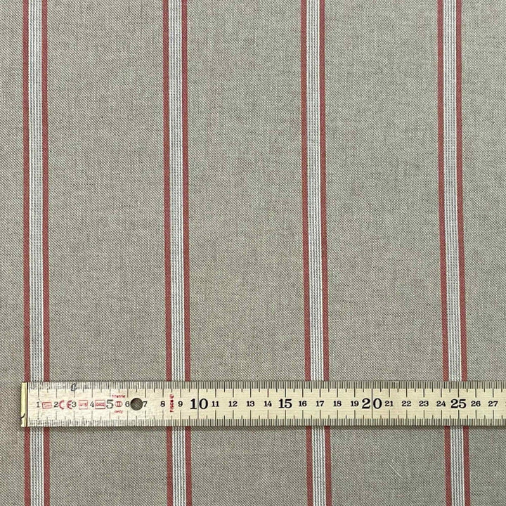Columbia Stripe Red Fabric
