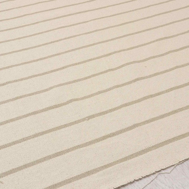 Austin Deck Stripe Natural Fabric