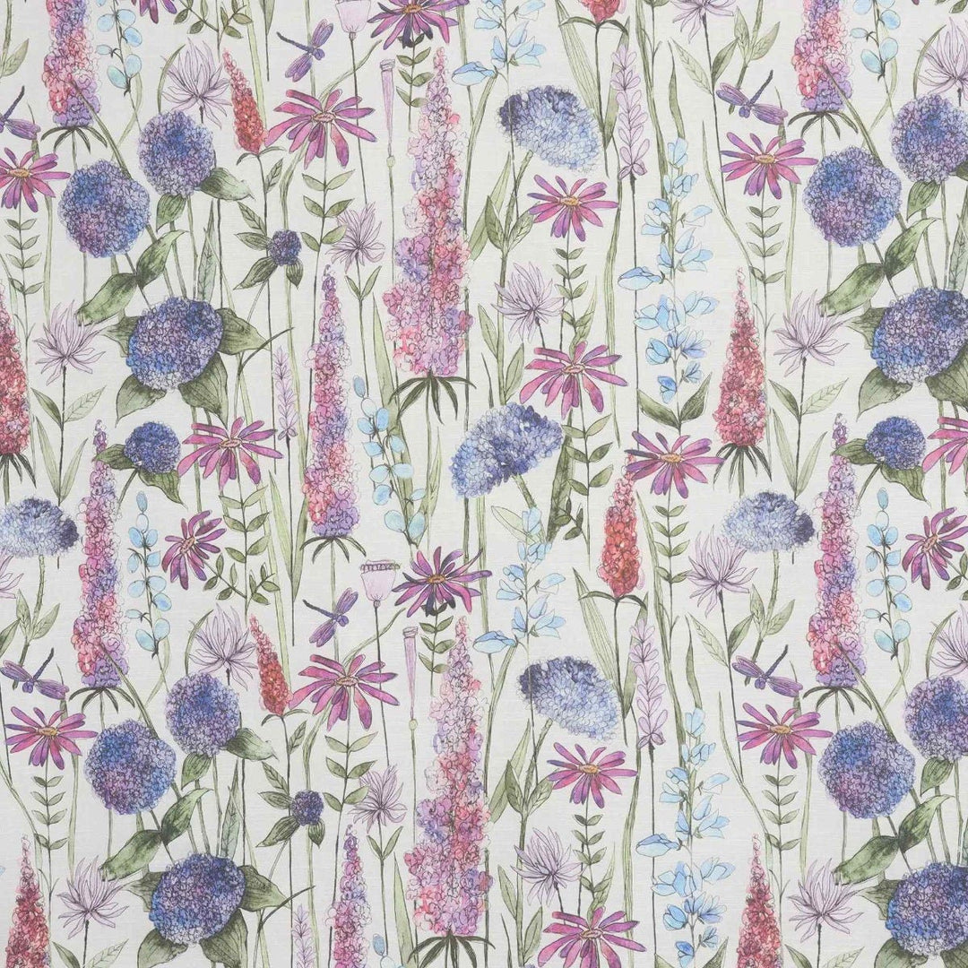 Voyage Maison Florabunda Bluebell Ecru Fabric