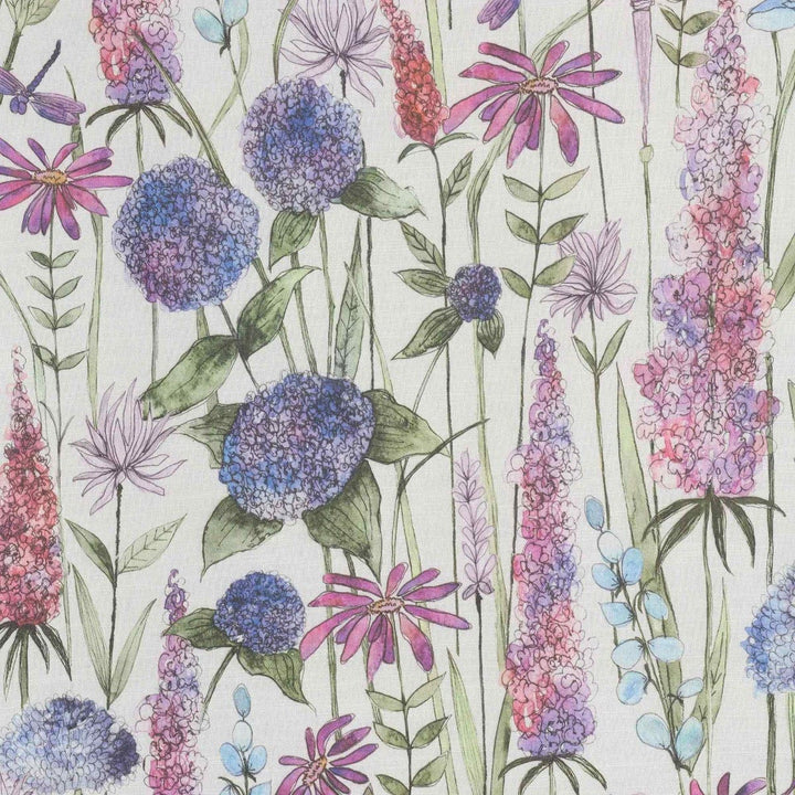 Voyage Maison Florabunda Bluebell Ecru Fabric