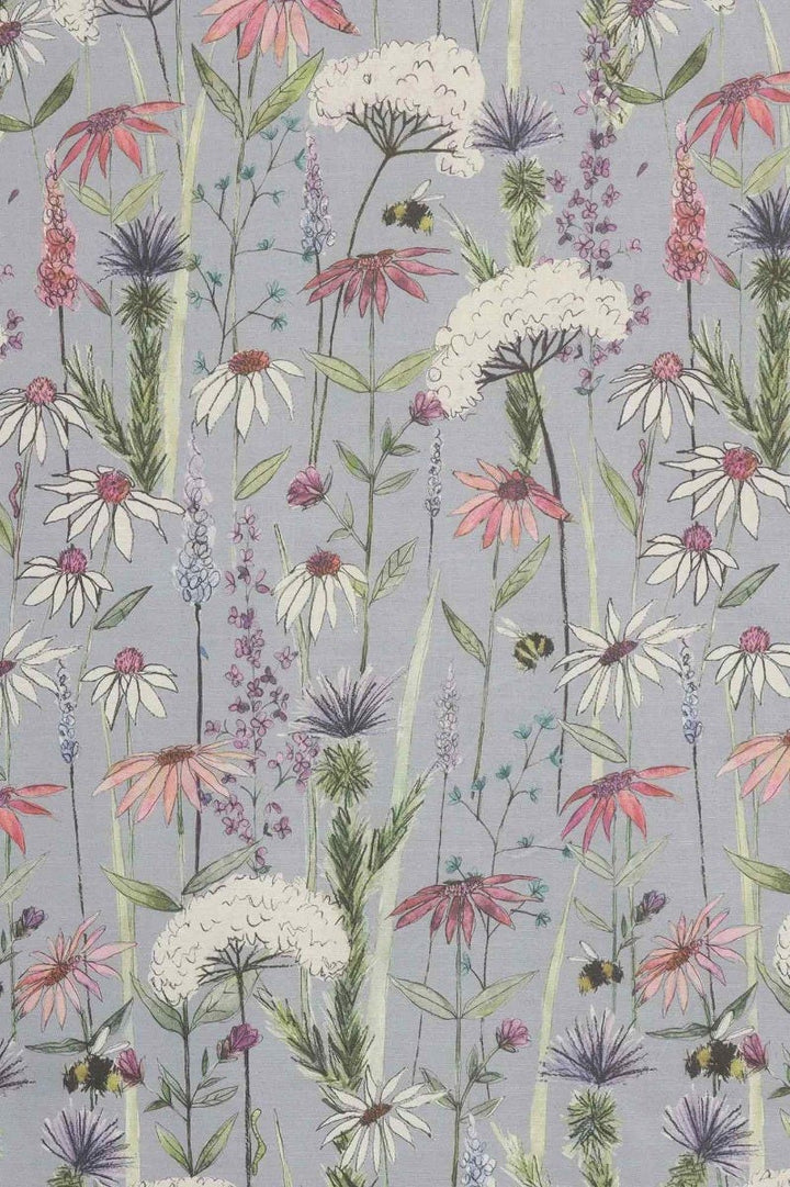 Voyage Hermione Bluebell Fabric  