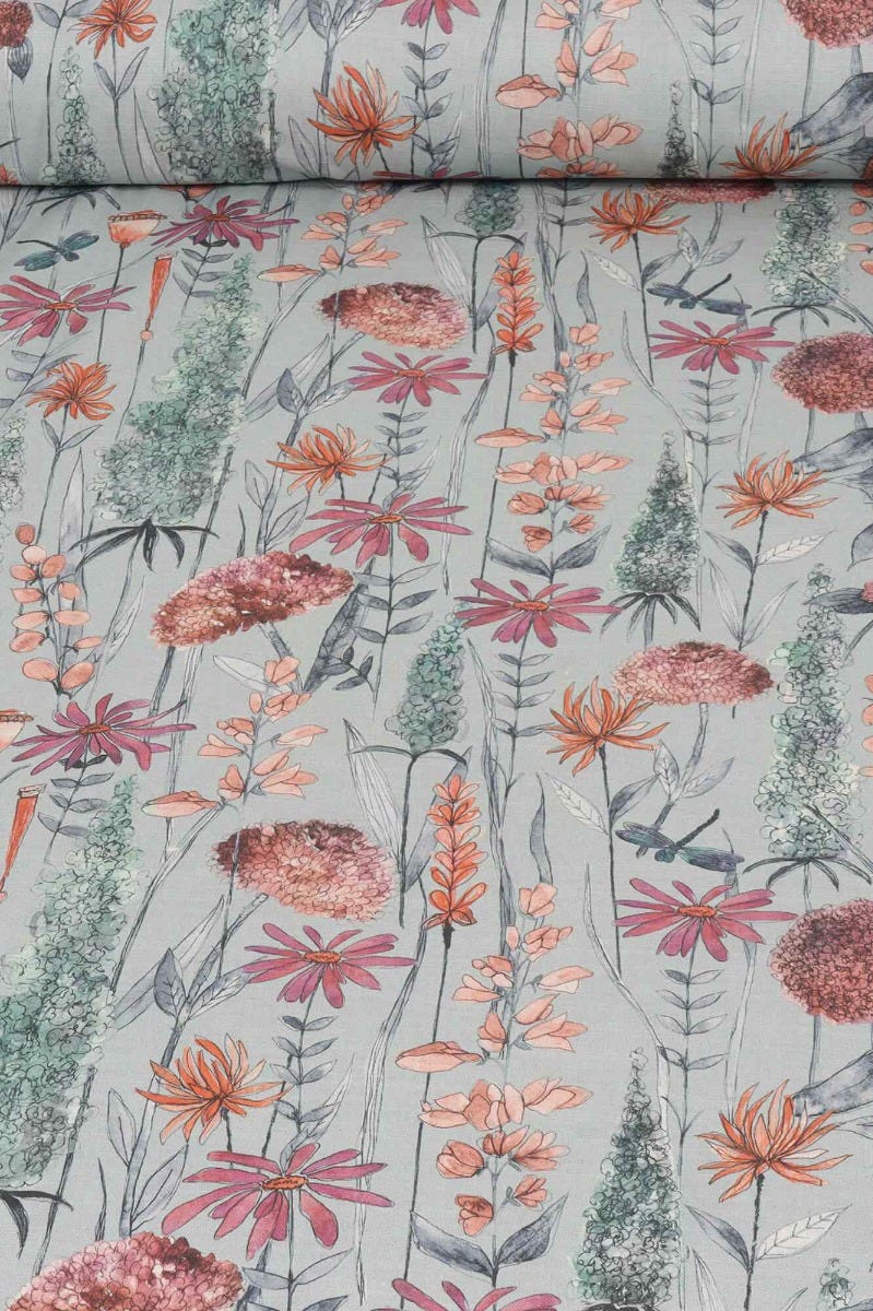 Voyage Maison Florabunda Cornflower Fabric