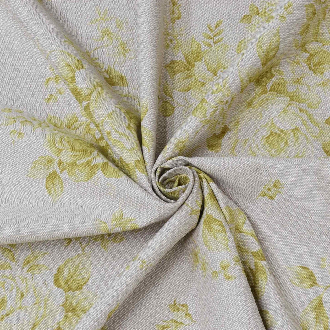 Dorothy Rose Yellow Double Width Fabric