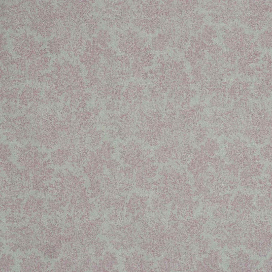 Vintage Toile Pink Double Width Fabric