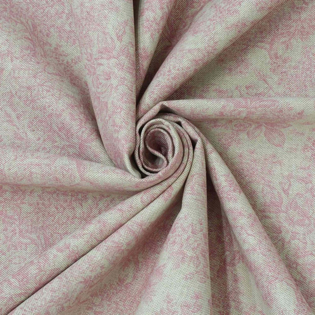 Vintage Toile Pink Double Width Fabric