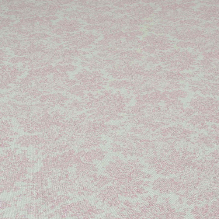 Vintage Toile Pink Double Width Fabric