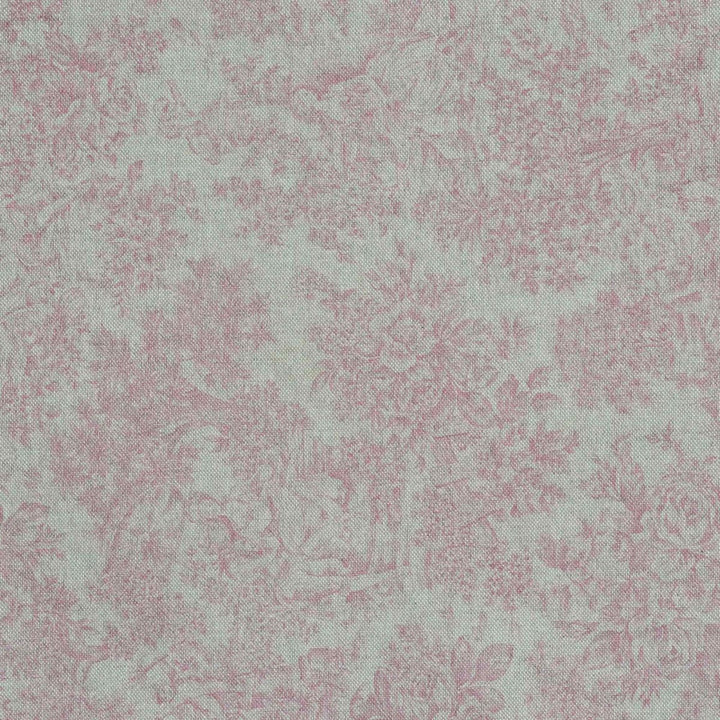 Vintage Toile Pink Double Width Fabric