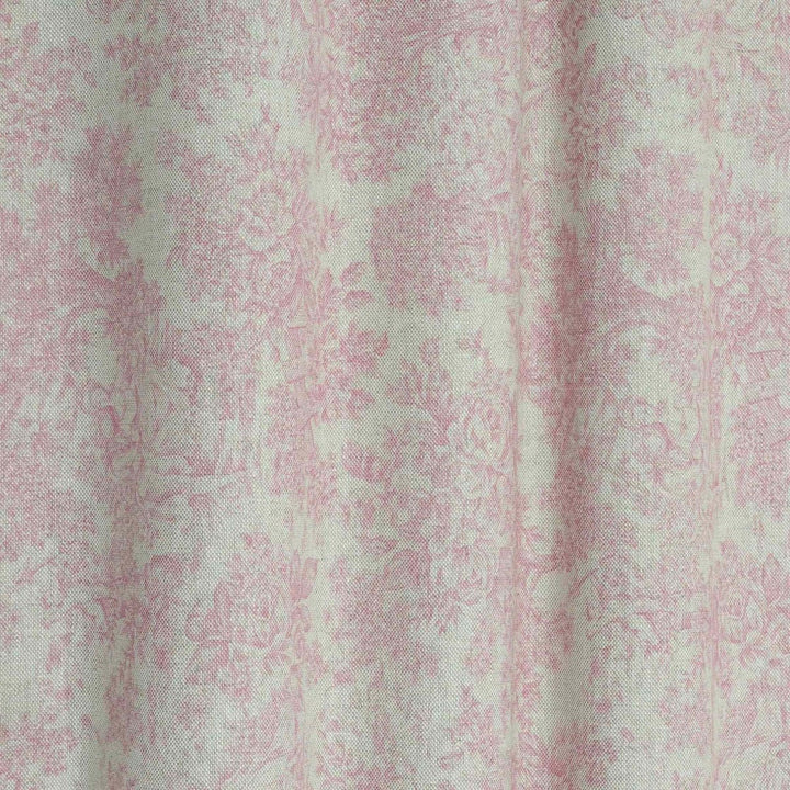 Vintage Toile Pink Double Width Fabric