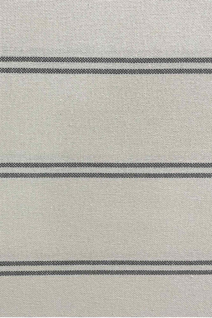 Toulouse Stripe Grey Double Width Fabric