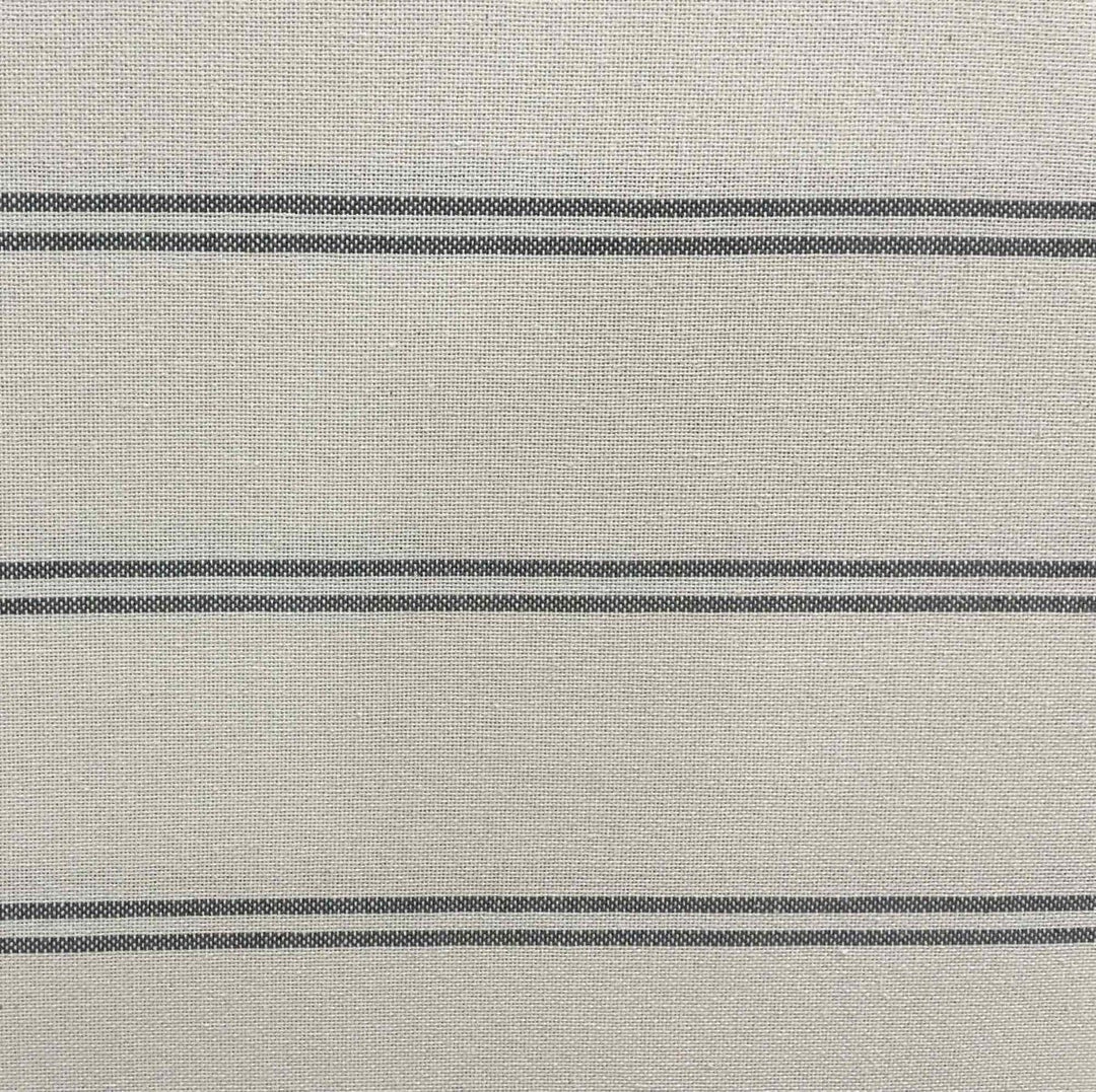 Toulouse Stripe Grey Double Width Fabric