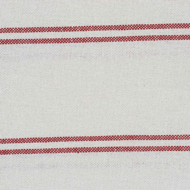 Toulouse Stripe Red Double Width Fabric