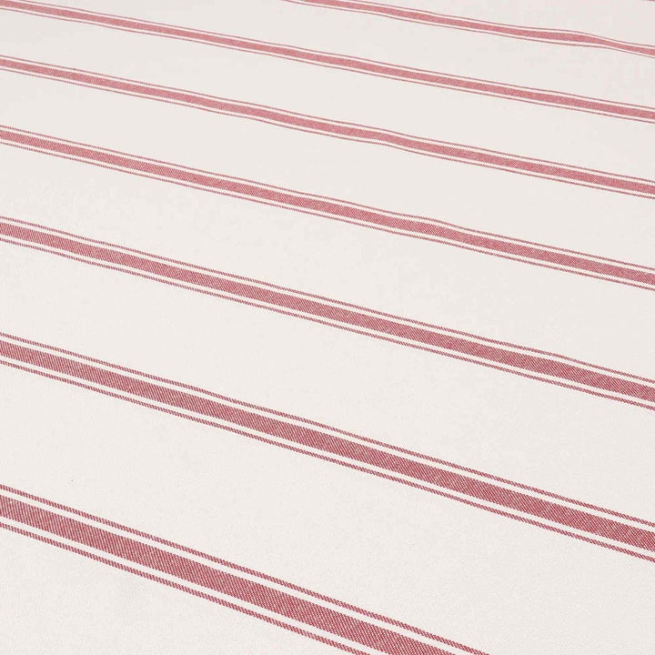 Lyon Stripe Red Double Width Fabric