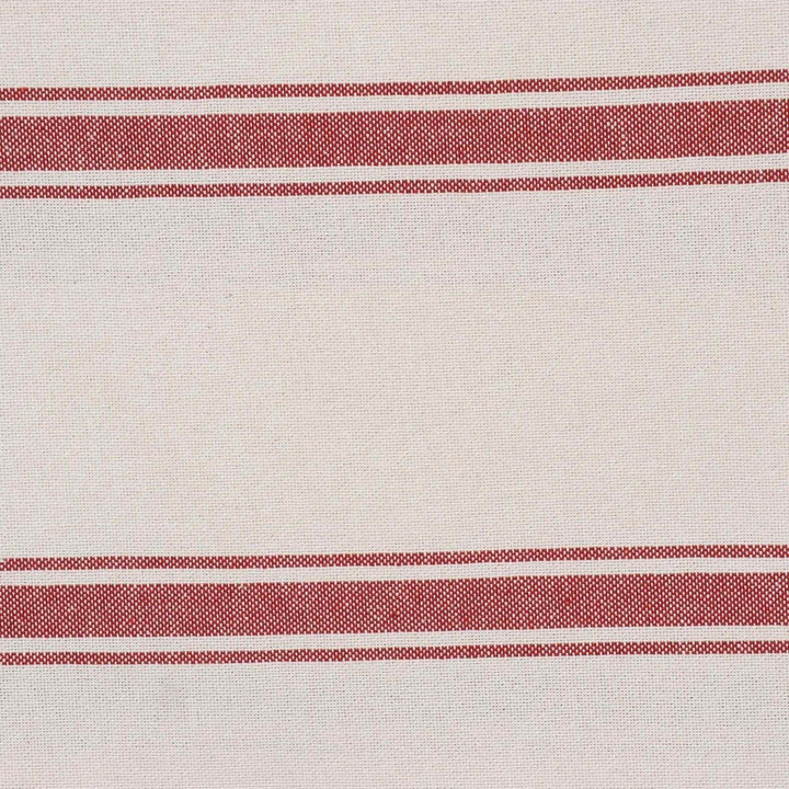 Lyon Stripe Red Double Width Fabric