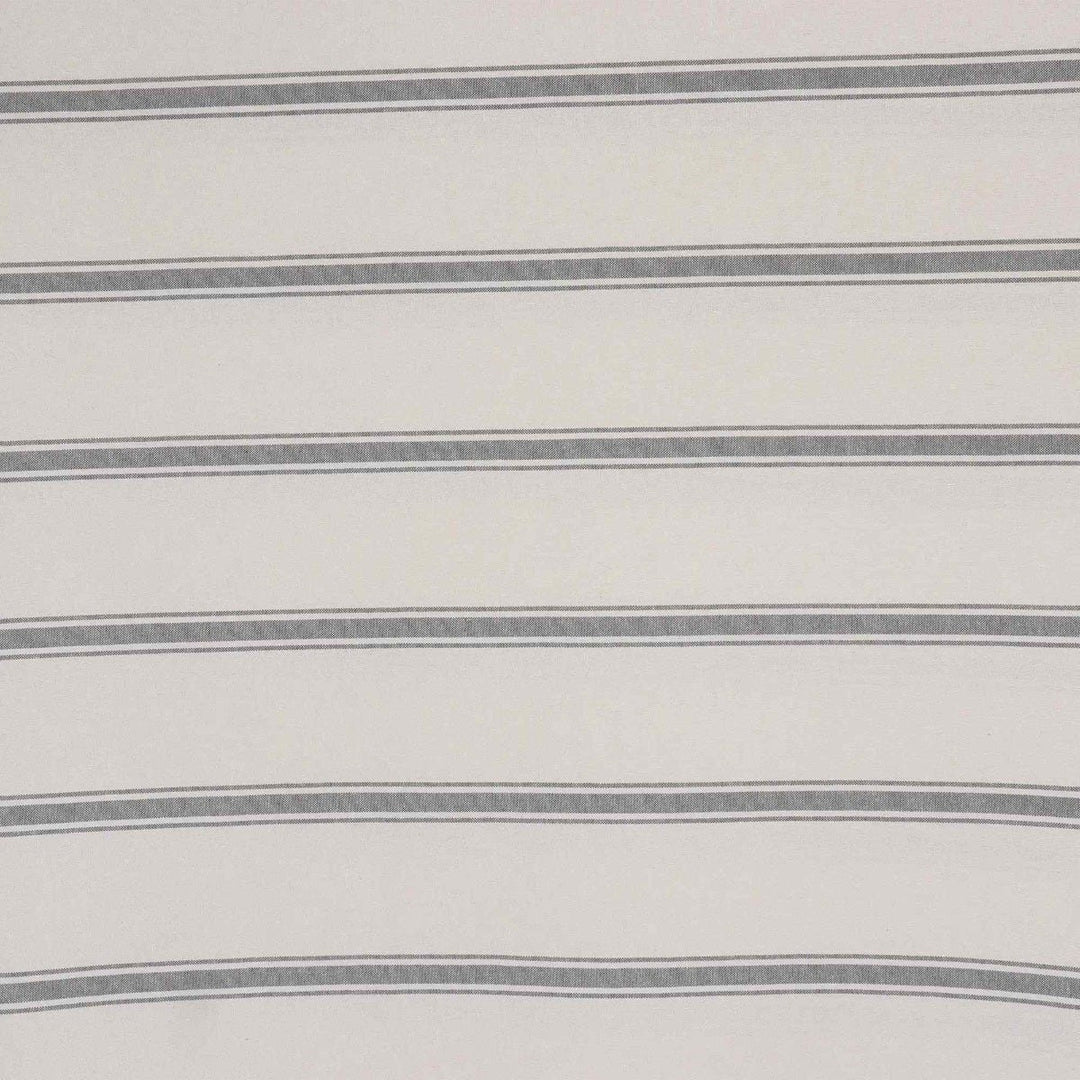 Lyon Stripe Grey Double Width Fabric