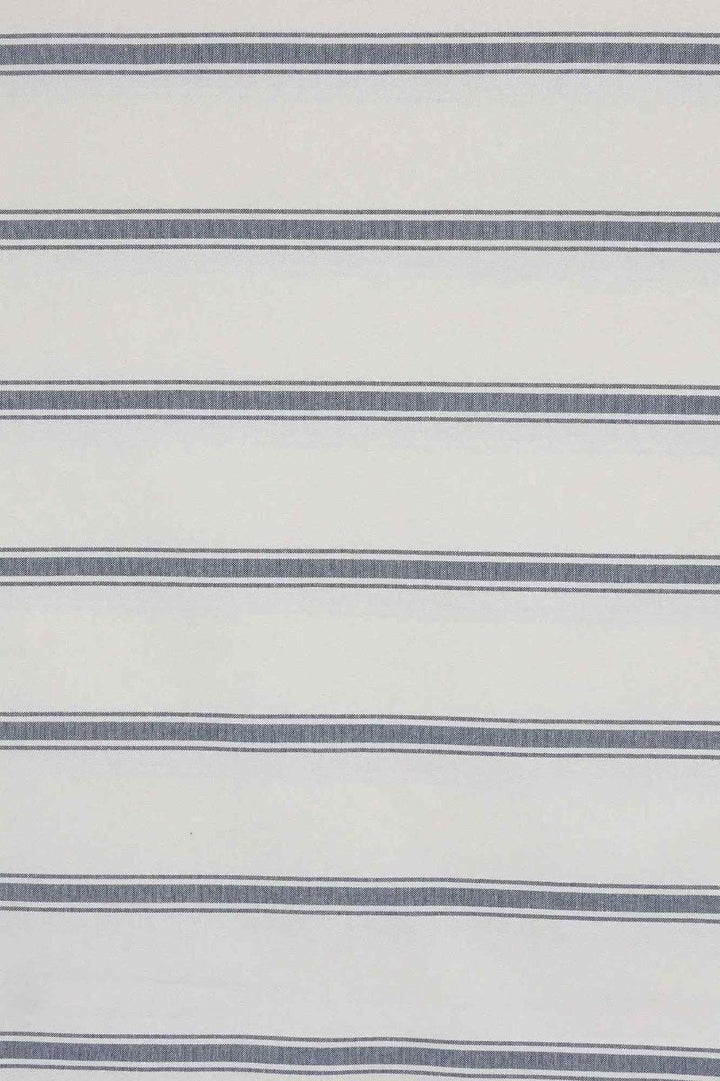 Limoges Stripe Blue Double Width Fabric