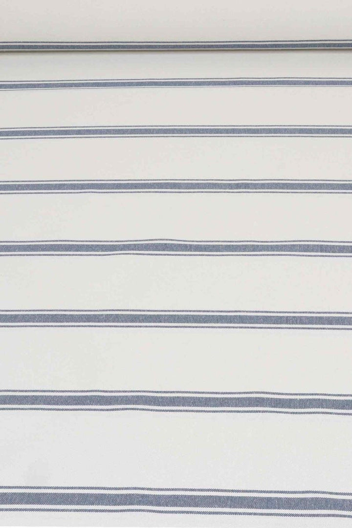 Limoges Stripe Blue Double Width Fabric