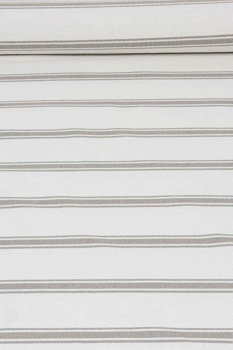 Limoges Stripe Taupe Double Width Fabric