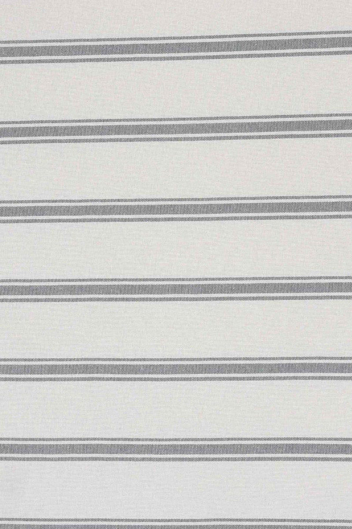 Limoges Stripe Grey Double Width Fabric