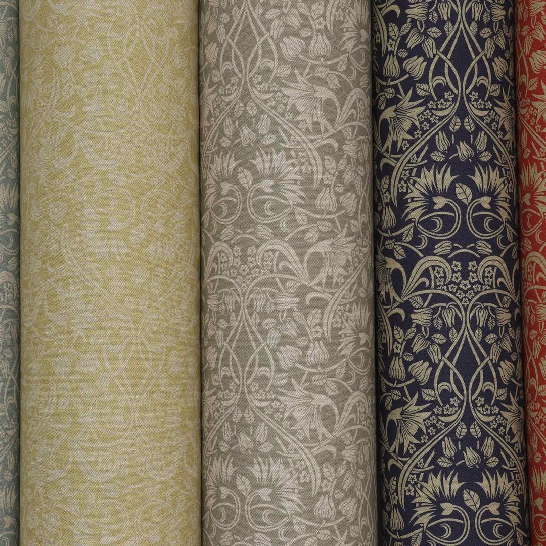 Morris Garden Navy Double Width Fabric