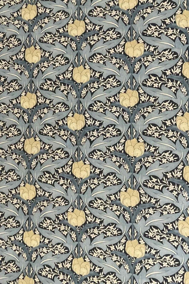 Morris Tulip Blue Double Width Fabric