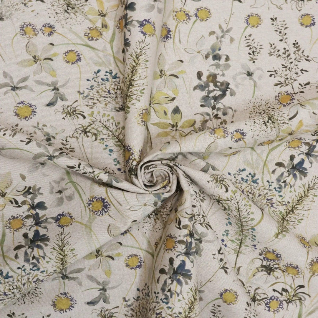 The Meadow in Yellow Fabric