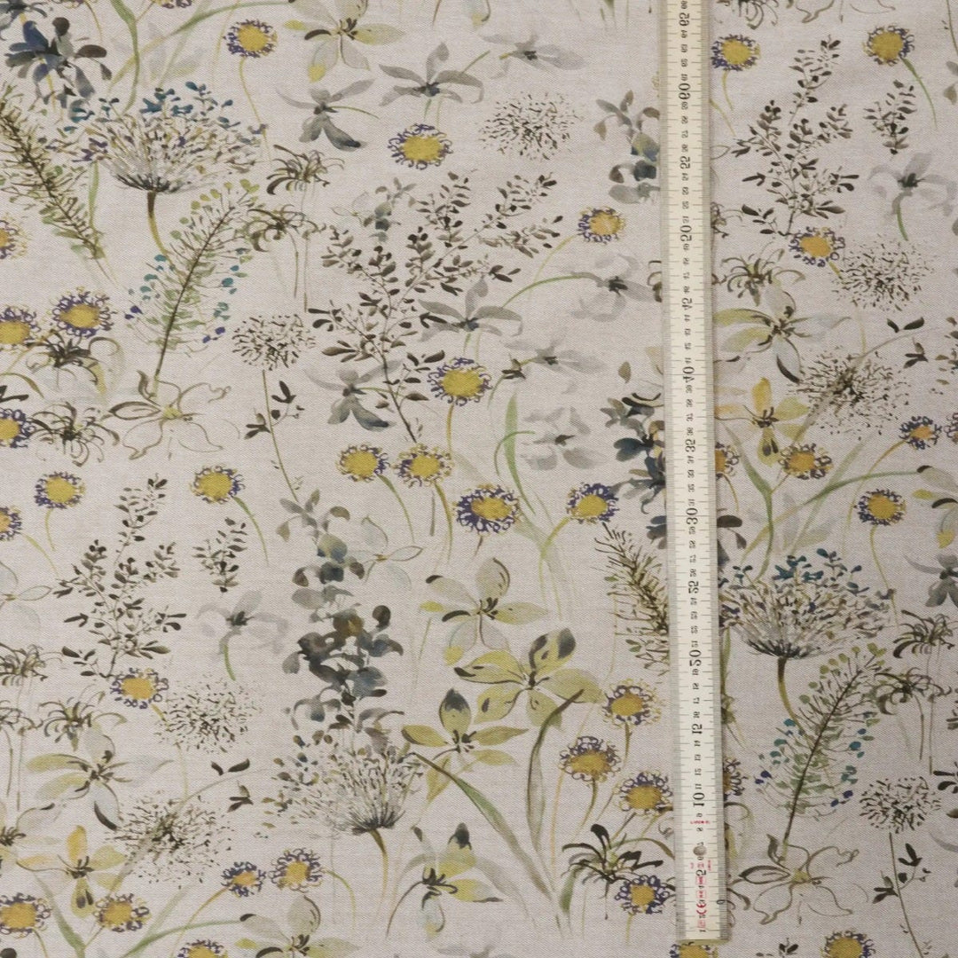 The Meadow in Yellow Fabric