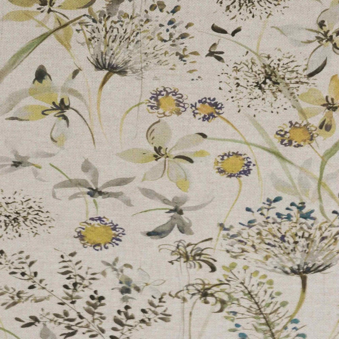 The Meadow in Yellow Double Width Fabric