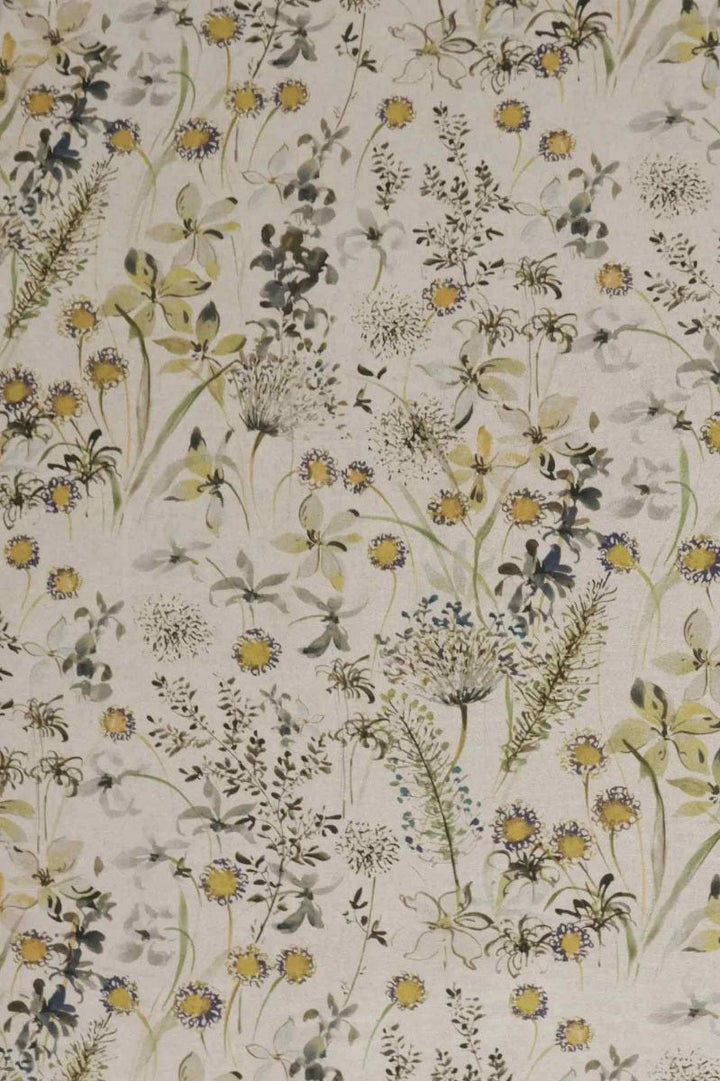 The Meadow in Yellow Double Width Fabric