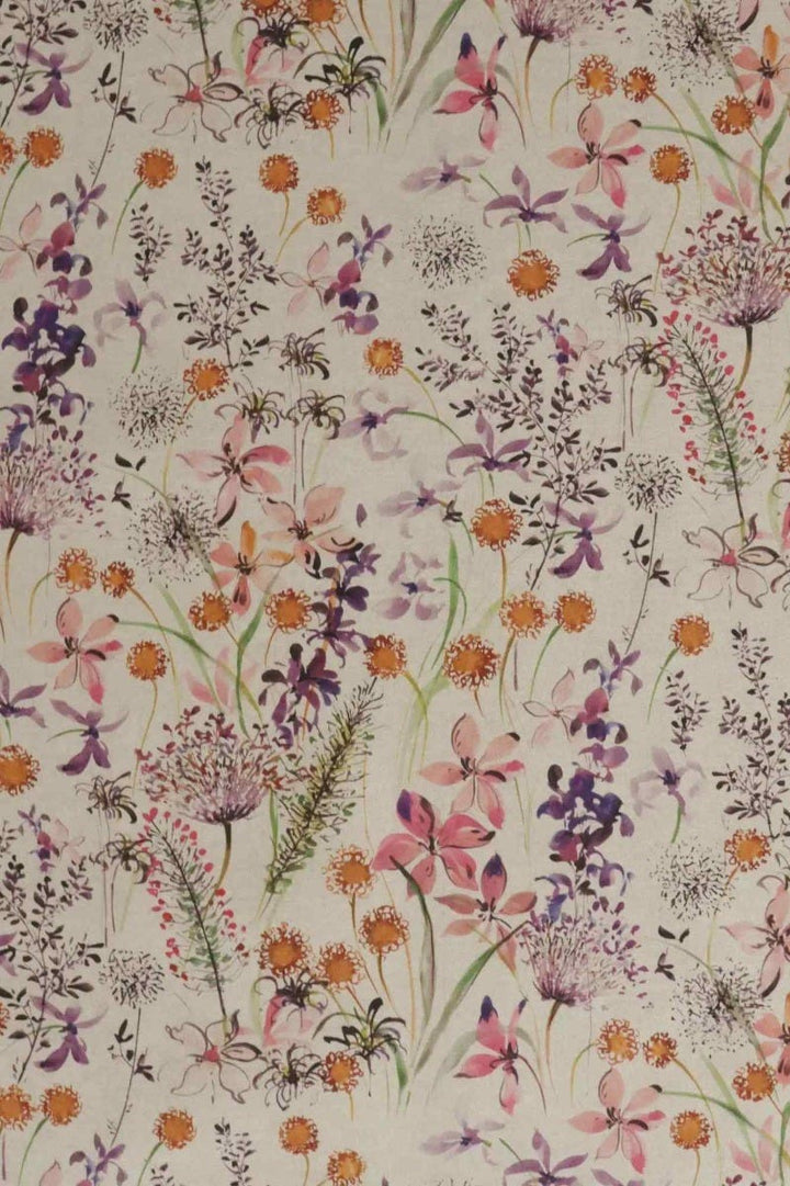 The Meadow in Pink Double Width Fabric