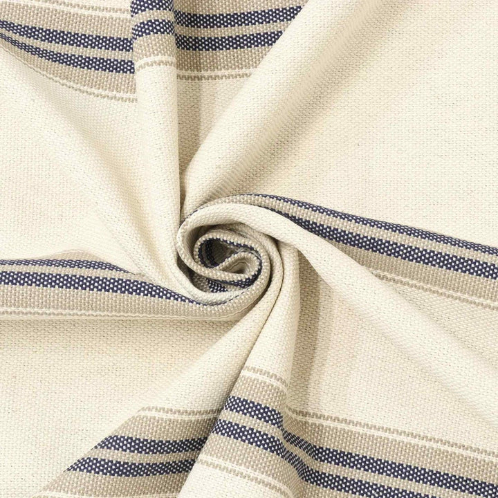 Imperial Stripe Navy Fabric