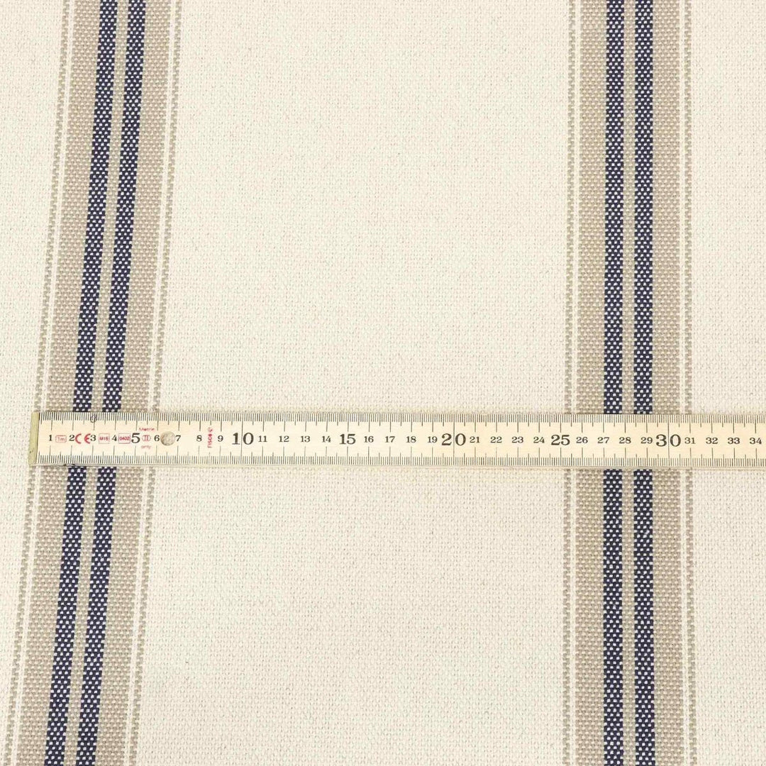 Imperial Stripe Navy Fabric