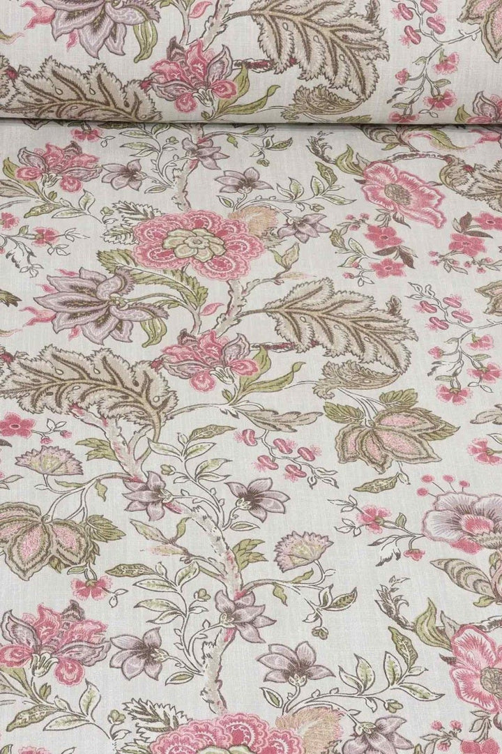 Jacobean Mulberry Fabric