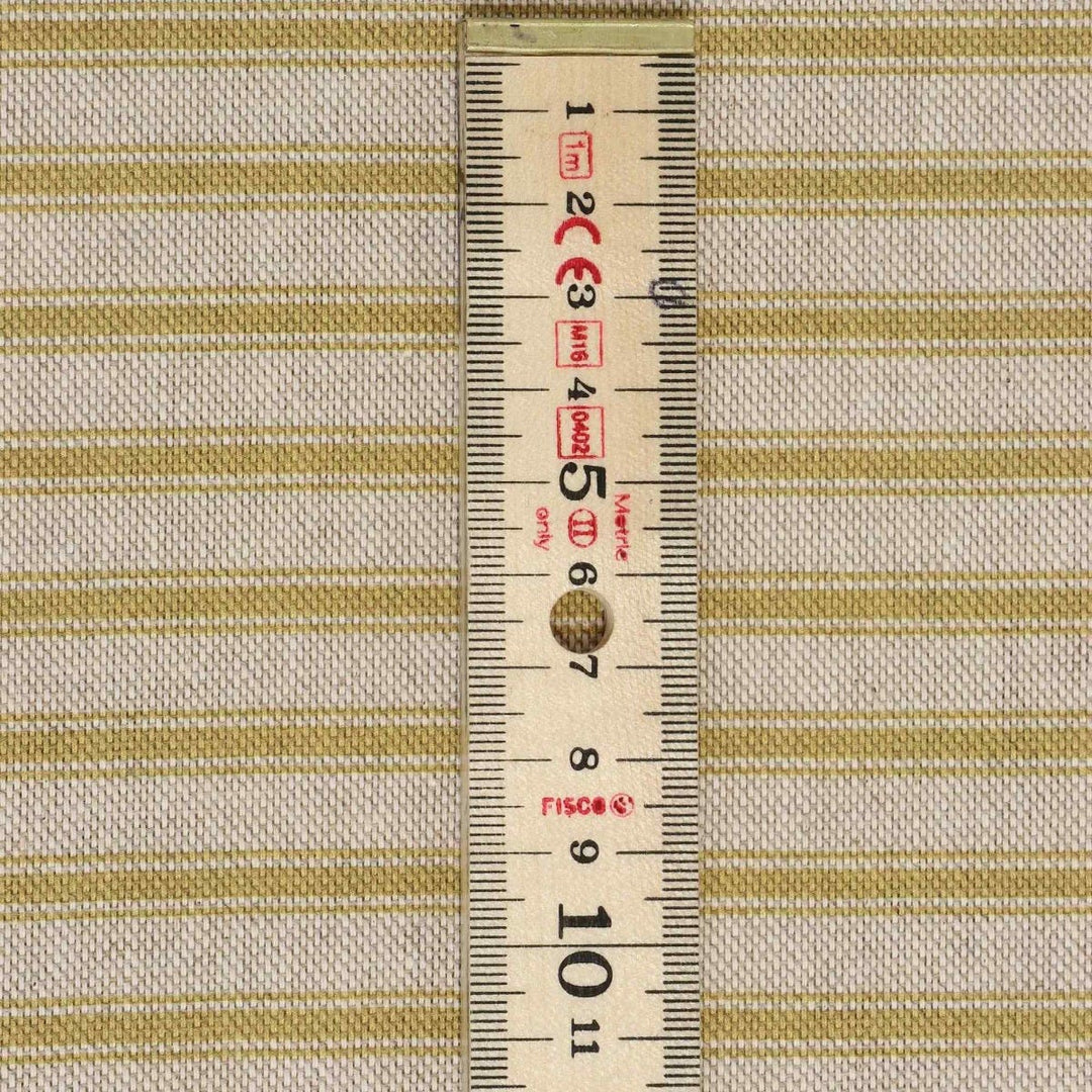 Deck Stripe Yellow Double Width Fabric