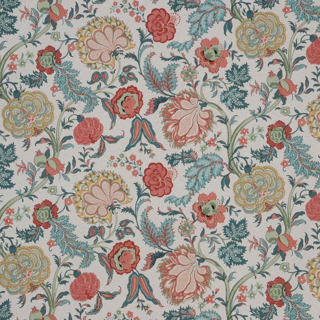 Cara Floral Ivory Fabric