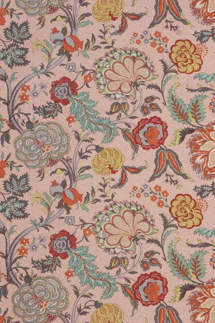 Cara Floral Pink Fabric