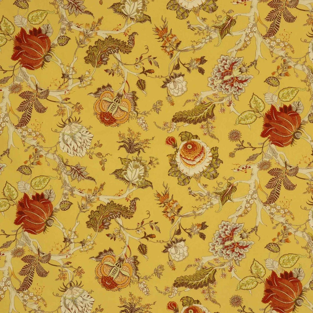 Bukhara Floral Honey Double Width Fabric