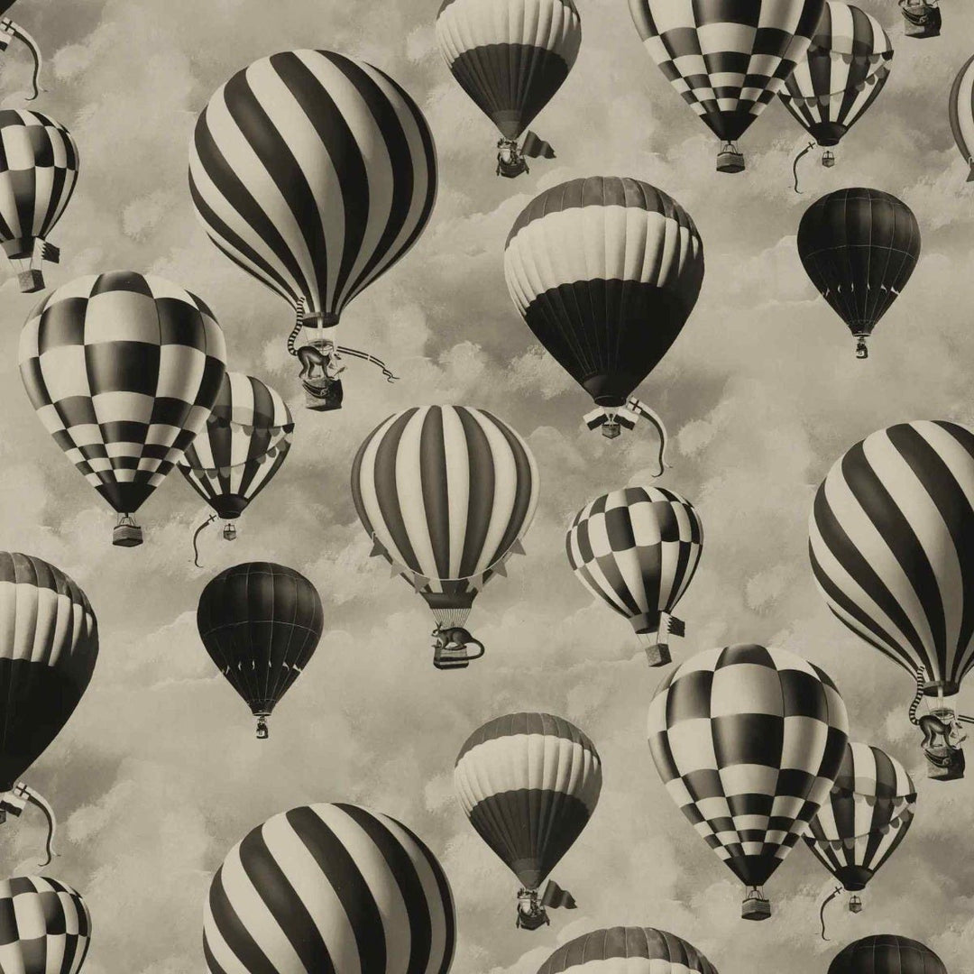 Balloon Fiesta Monochrome Fabric