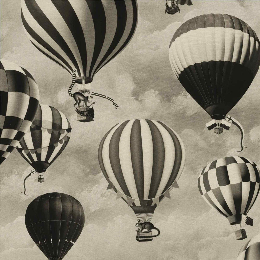 Balloon Fiesta Monochrome Fabric