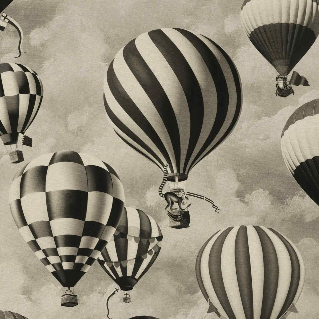 Balloon Fiesta Monochrome Fabric